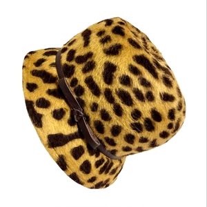Vintage Leopard Print Women's Hat